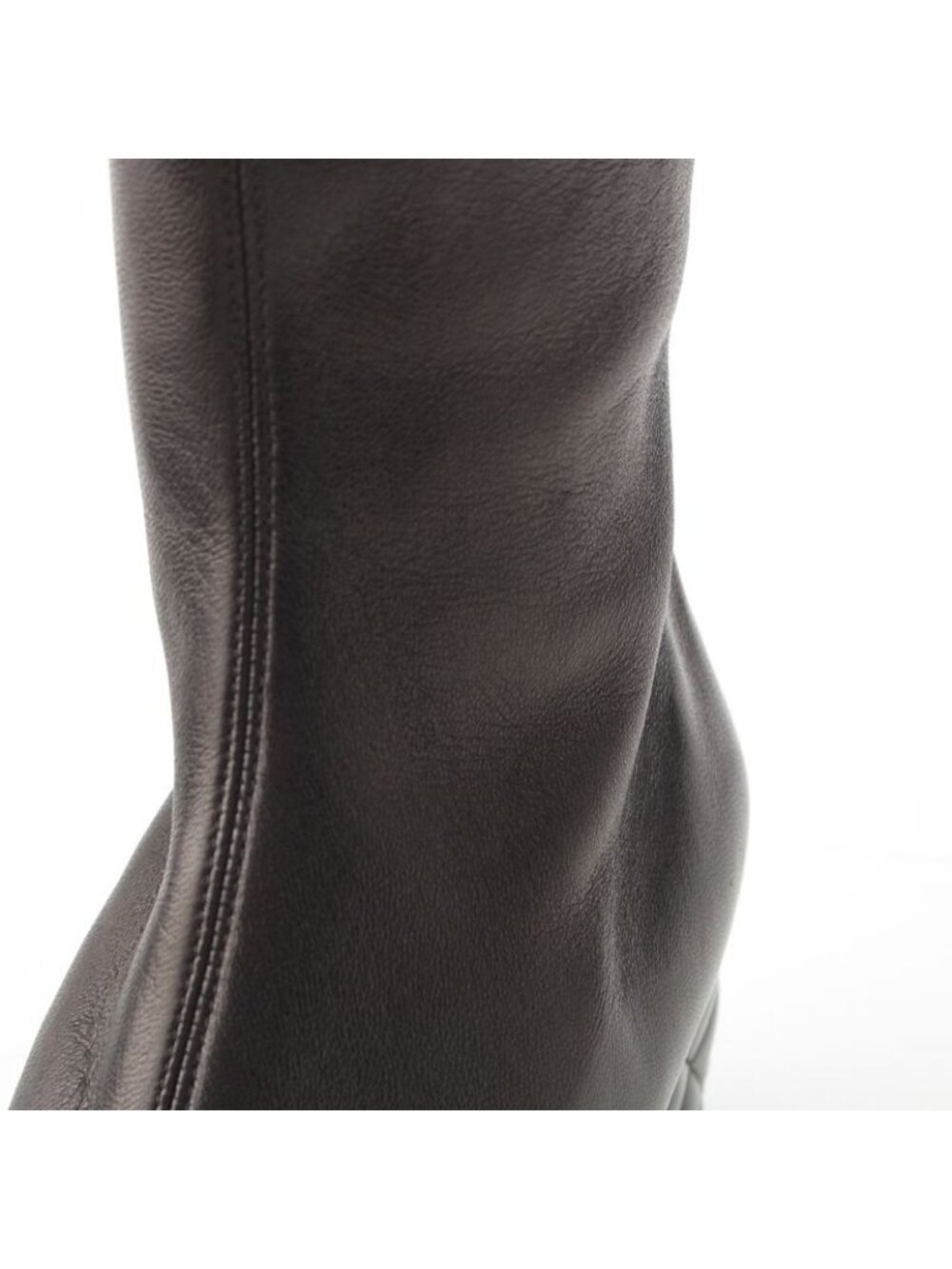 Chanel Leather Metiers D'art Collection Long Boots Shoes Black - Picture 7 of 10